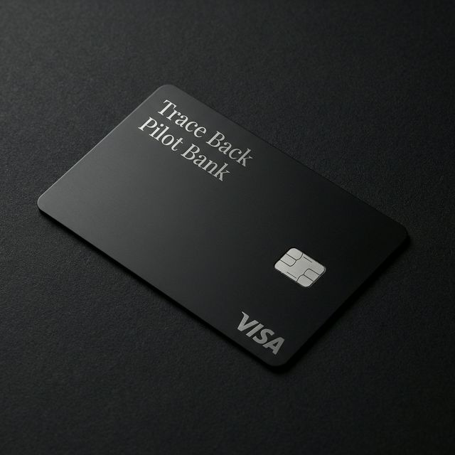Trace Back Pilot Bank Card